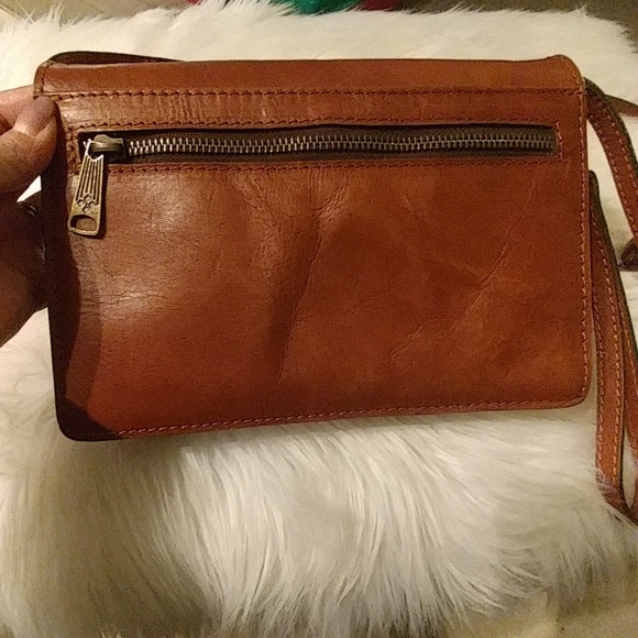 Patricia Nash Leather Crossbody / Clutch / Wriset - Picture 2 of 8